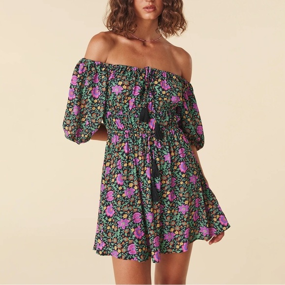 Spell Village Mini Dress in Forest - Picture 5 of 10